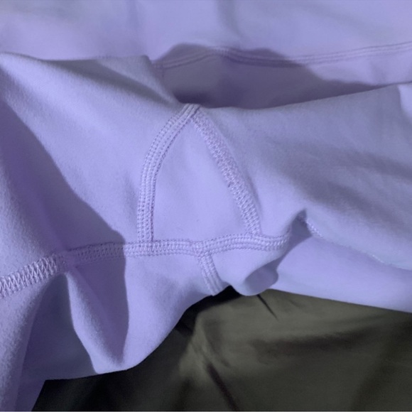 ALO Yoga Biker Shorts in Ultraviolet Purple - Picture 4 of 10